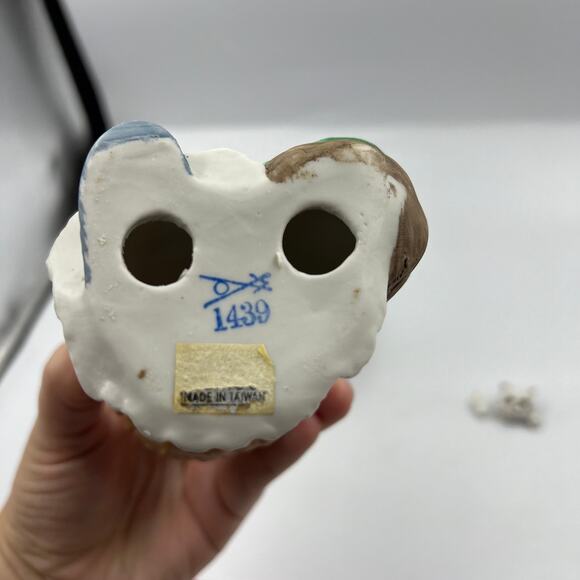 Vintage Homco Figurines Boy Puppy Girl Kitten BROKEN Porcelain 1439 - Picture 4 of 10